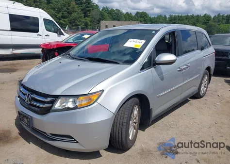 2014 Honda Odyssey Ex from USA, damaged, VIN 5FNRL5H44EB100145
